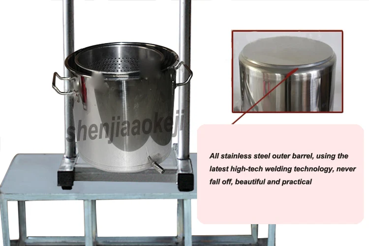 Description Picture 6 of item22L manual hydraulic juicer stainless steel small juicer grape orange squeezer fruit presser12L/22L/36L