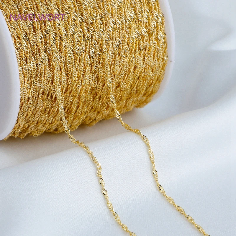 Gold Plated Chain Jewelry Making 14k Gold Chain Jewelry Making