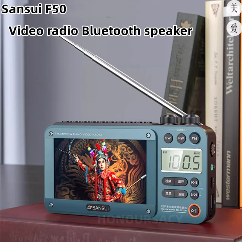 

Sansui F50 Ретро Видео Радио беспроводной Bluetooth динамик портативный стерео сабвуфер мини разъем в Walkm все группы Mp3 музыкальный плеер