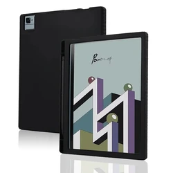 Premium Protective Case with Pencil Holder for 10.3 eBook, Slim Silicone Back Cover (Black)