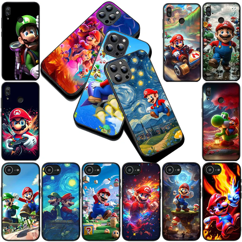 Premium Soft Phone Case with Game-Inspired Design - M-Marios-Wallpaper Edition