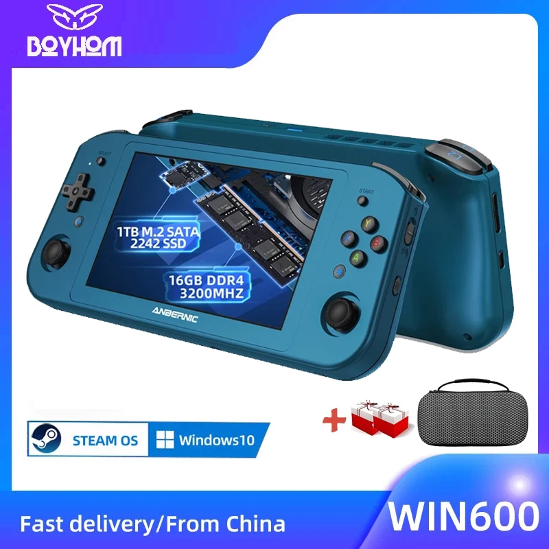 Anbernic Win600 Handheld Game Console 5.94inch Portable Pc Pocket Mini