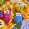 New MR. MEN and LITTLE MISS Sunshine Miss Chatterbox Robert Hargreaves Plush Key Chain For Girls Boys Kids Children Toys 7CM 4