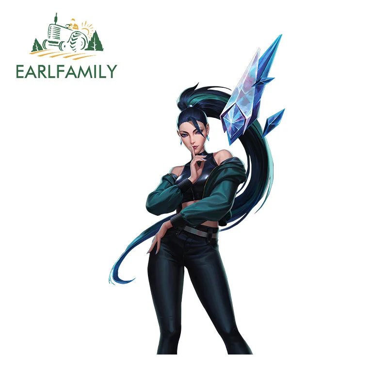 

EARLFAMILY 13 см x 7,5 см для Kai'Sa League of Legends автомобильные стикеры аниме индивидуальная наклейка устойчивая к царапинам графическая Автомобильная этикетка для багажника