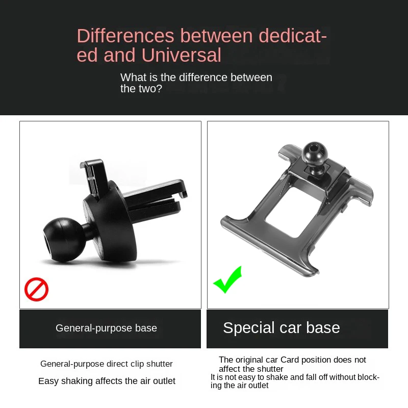 Universal Interior Phone Holder Stand Base Mount Bracket