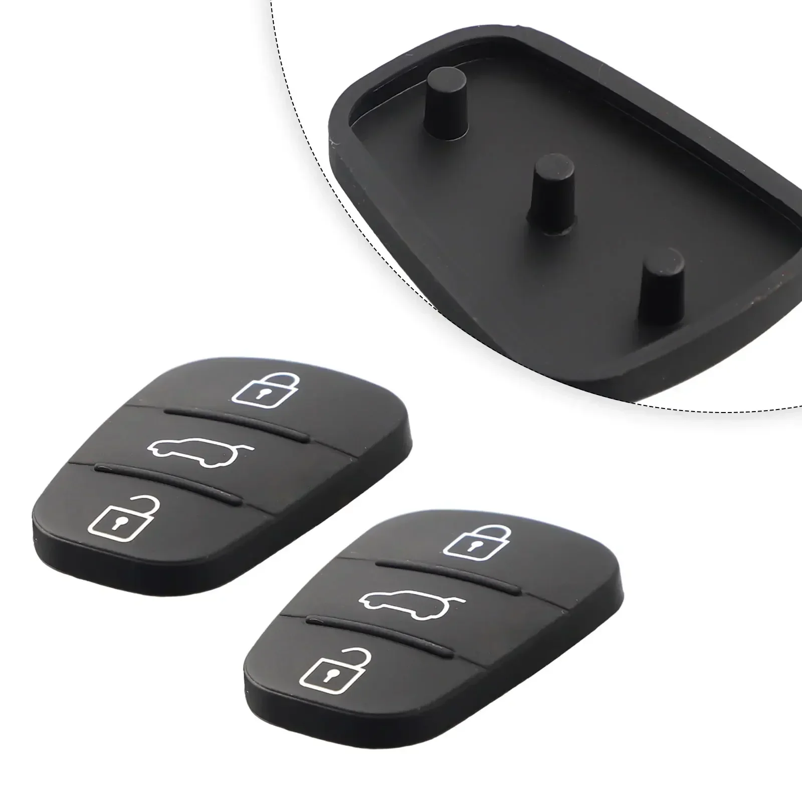 KeyGuardz Keyless Remote Cover - Soft Rubber Case For Hyundai Azera & Veracruz Key Fob, SY52NDFNA04 SY55WY8212 - View #9