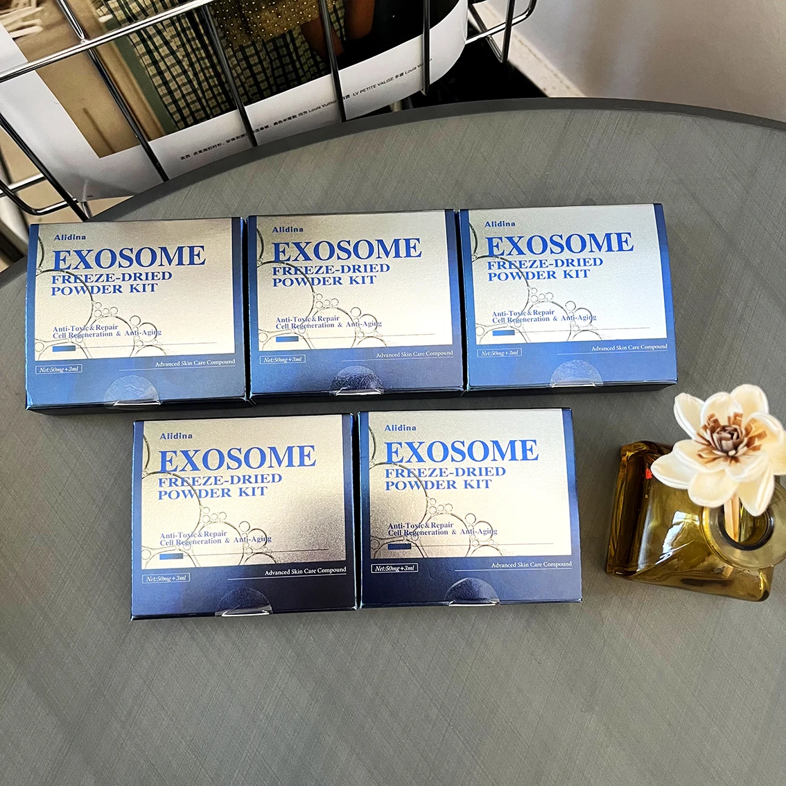 Facial Serum Facial Essence Exosome Stem Cell Anti Aging Removal Wrinkle 5box