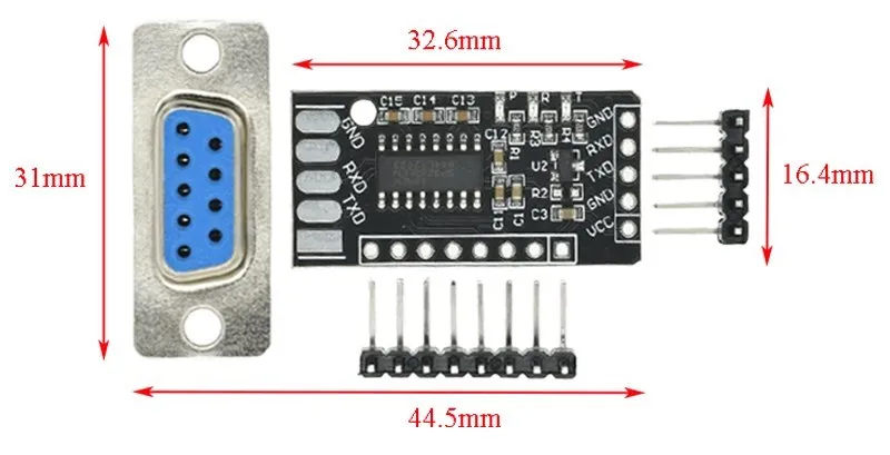 RS232 RS485 CAN zu TTL Pegelumsetzer Modul 3.3V 5V UART Serieller Port Transceiver Board für Arduino STM32 Industrie – Detail 2