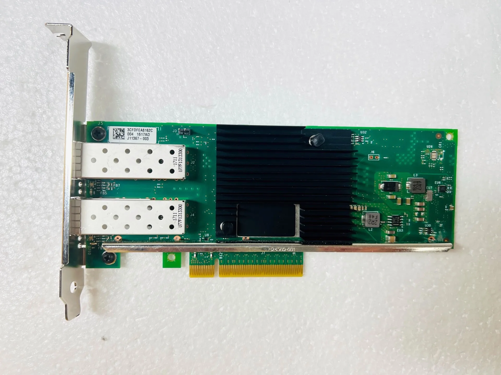 인텔 X710-DA2 X710BM2 칩셋, PCIe x8, 10Gb 듀얼 포트 구리 광학 인터페이스, 10Gbps LAN 이더넷 네트워크 카드, 4 개 1 조