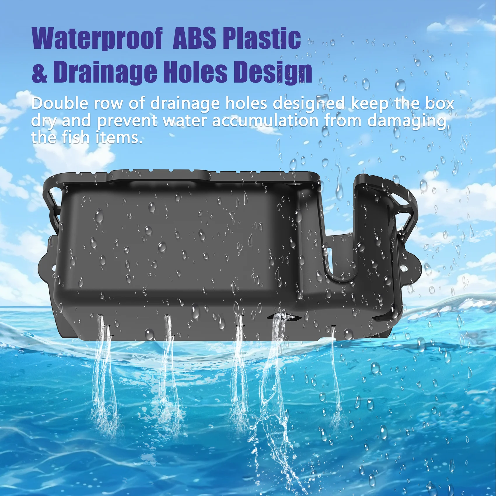 Marine Storage Caddy Box - Multifunctional Boat Organizer with Dual Installation Options