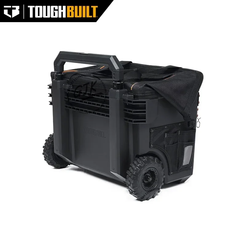 TOUGHBUILT XX-Large Rolling Massive Mouth Bag Multi-functional Waterproof Push-pull Toolkit Tool Bag Tool Pouch TB-CT-61-22 5