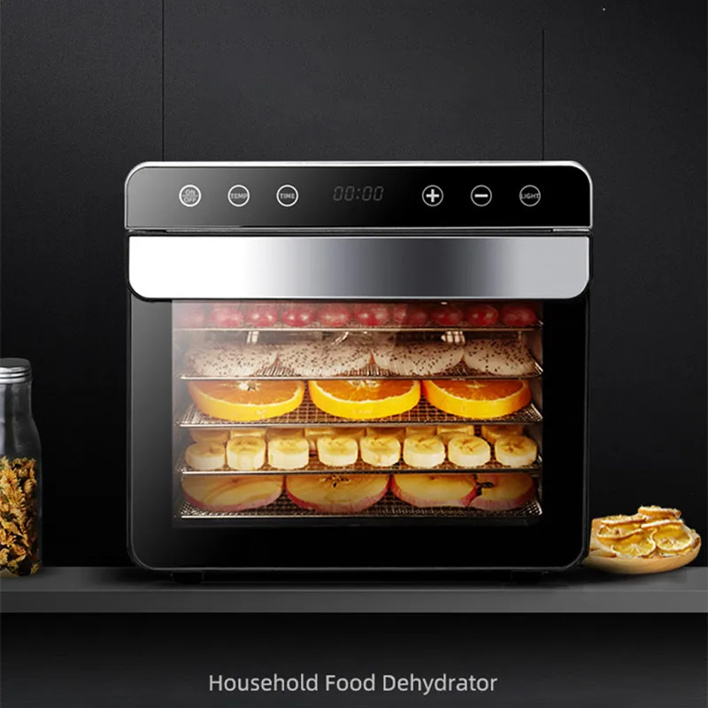 Six-Layer Household Food Dryer Stainless Steel Dried Fruit Machine Double-Layer Heat Insulation And Scalding-Proof Handle 3