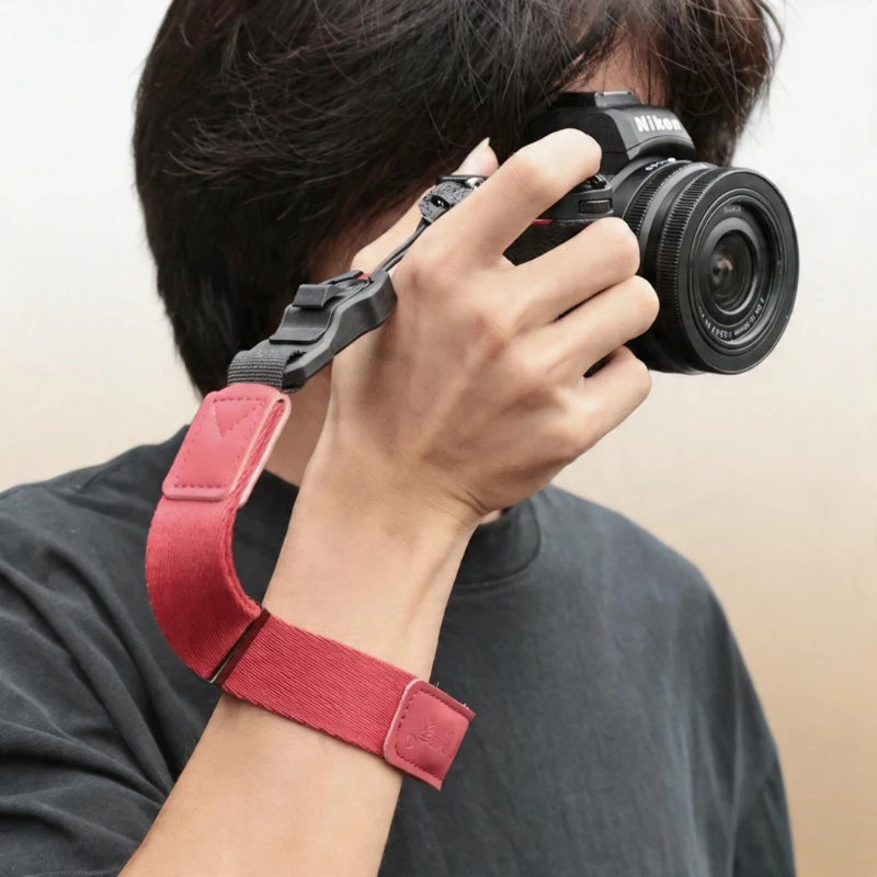 니콘 후지 캐논 올림푸스 파나소닉 라이카 SLR 카메라 액세서리용 마그네틱 손목 스트랩 퀵 릴리스 핸드 벨트 슬링 로프