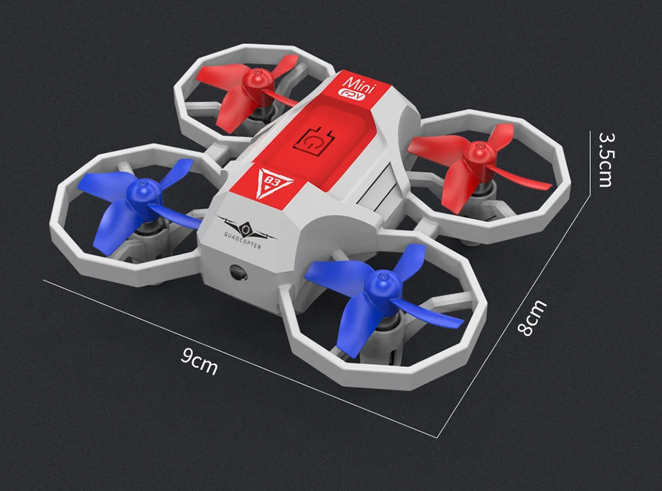 Drone Débutant avec Caméra HD, 2 Batteries, Jouet RC Plie