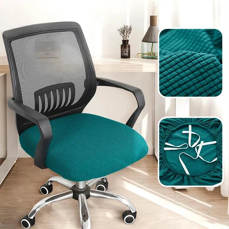 Funda Asiento De Silla Elástica Adaptable Berta, Asiento. Verde