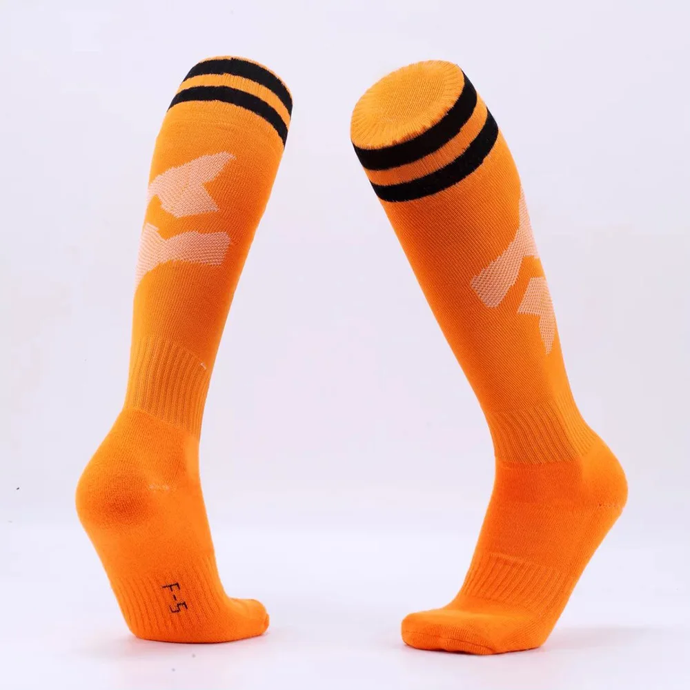 Children's Football Socks Stockings Over-the-knee Towel Bottom Thickened Sports Competition Training Non-slip sports socks