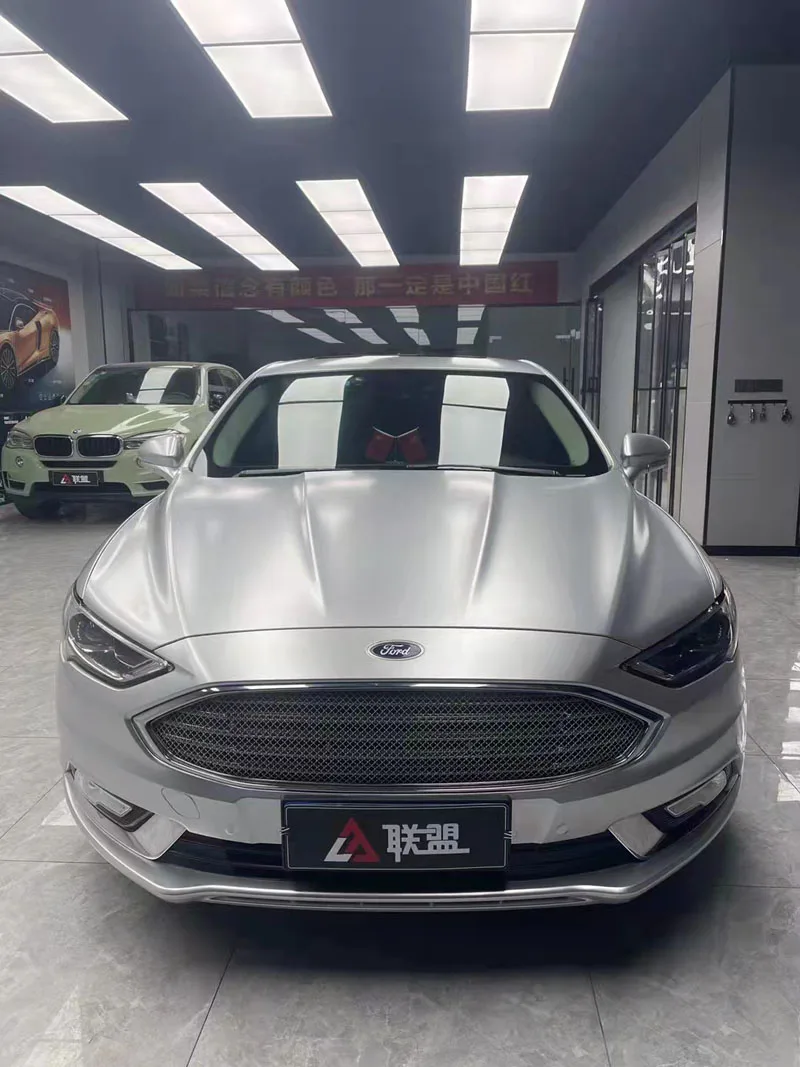 

Высококачественная атласная серебристая металлическая пленка для Пинга, виниловая пленка для автомобиля, оберточная пленка, рулон без пузырьков воздуха