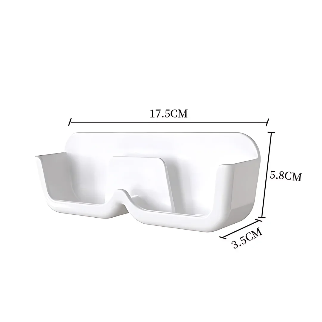 Glass Display Cabinet Wall Mounted Perforated Sunglasses Storage Rack Home Tidying