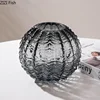 Simulated Cactus Green Glass Vase Hydroponic Flower Pots Decorative Flowers Arrangement Desk Decoration Cactus Shape Vases 5