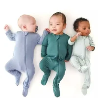 Bodysuits & One-pieces Rompers Bamboo Baby Clothes 0 To 24 Months Pajamas Newborn Boy Girl Overalls For Infant Onesie Jumpsuit 2