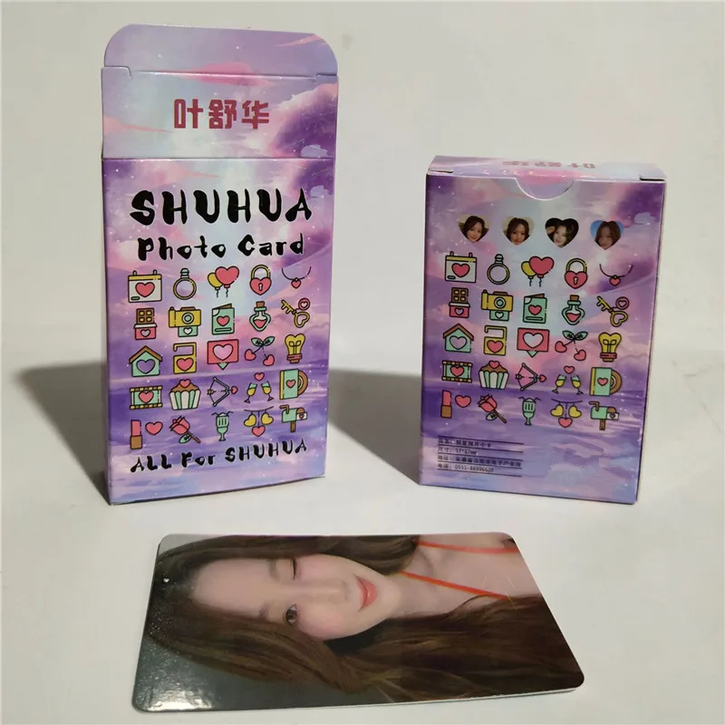 

Kpop 50pcs/set GIDLE Album Lomo Card New Postcard Yuqi Soyeon MINNIE SOOJIN SHUHUA Gift Collection Photo Card Fine Laser Card