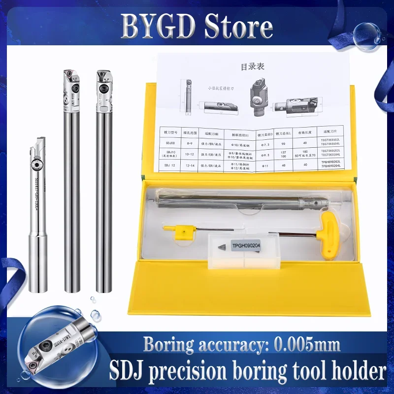 BYGD SDJ SDJ08 SDJ09 SDJ10 SDJ12 SJD14 SJD16 SDJ20 SDJ25 SDJ Verlängerungsstange, EWN TCT TWE RBH SMS Werkzeughalterhalterung Prozesswerkzeug
