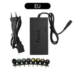 Versatile Laptop Power Adapter - EU/US Plug, 96W Adjustable Charger (EU)