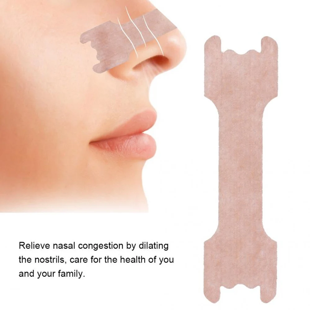 1pcs Breathe Nasal Strips to Reduce Snoring,Drug-Free,Works Instantly to Improve Sleep,Relieve Nasal Congestion Due to Colds 2