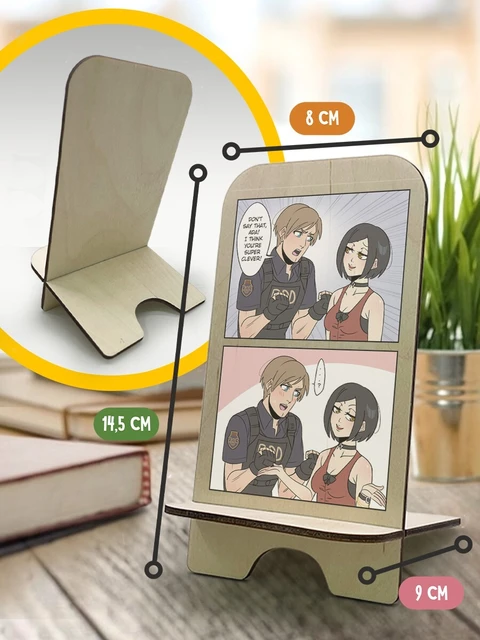 Support pour téléphone En Bois C motif UV jeu Resident Evil 4 (Resident  Evil zombie, Ashley, leon, Claire, Ada Wong)-373 support de téléphone  cadeau - AliExpress