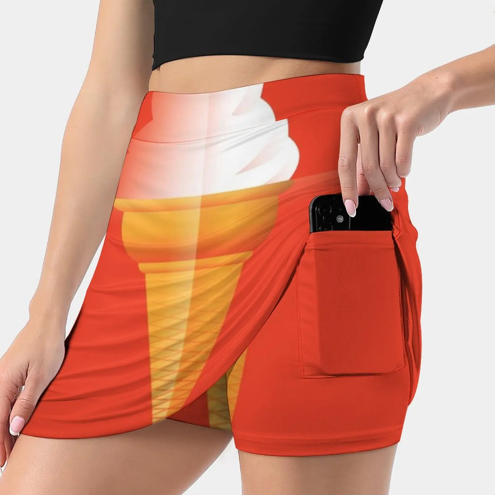 

Art Deco Ice Cream Women's skirt Aesthetic skirts New Fashion Short Skirts Ben Sanders 1930S 30S Retro Ice Icecream Cream