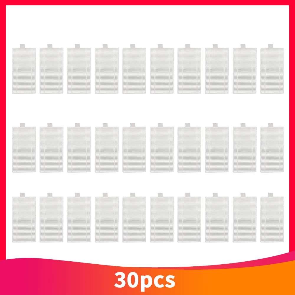 30pcs per lot household robot cleaning Parts HEPA Filter for Haier T550 T560 Series Vacuum Robotic Cleaner replacement