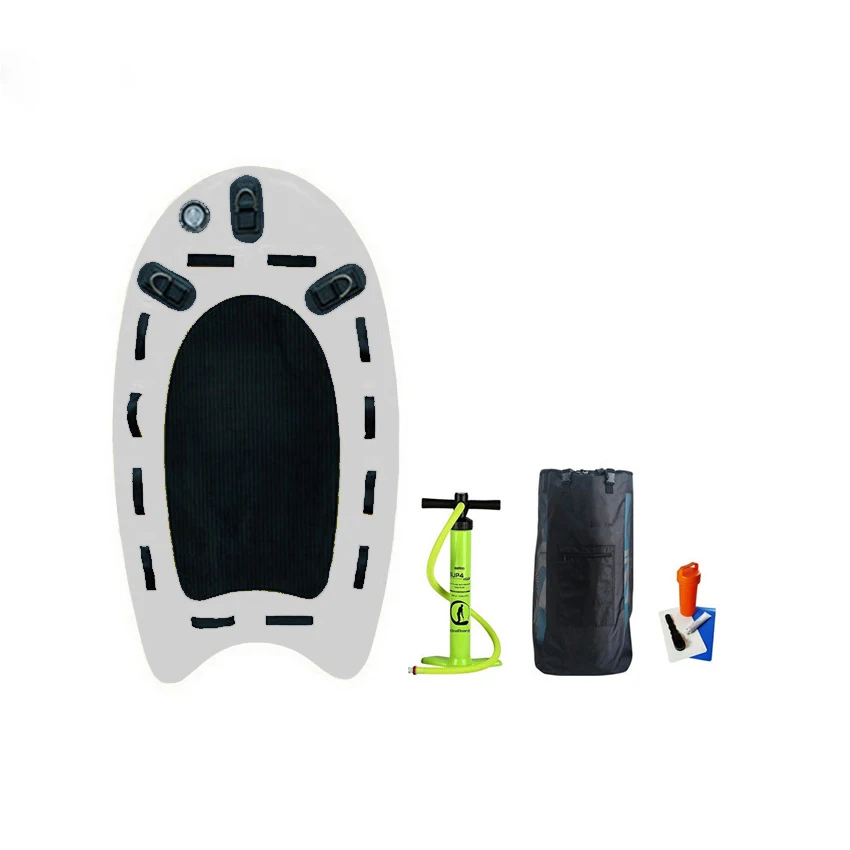 Inflatable Bodyboard Jet Ski Sled Board Water Rescue Sled Inflatable Floating Mat for Professional Emergency Rescue