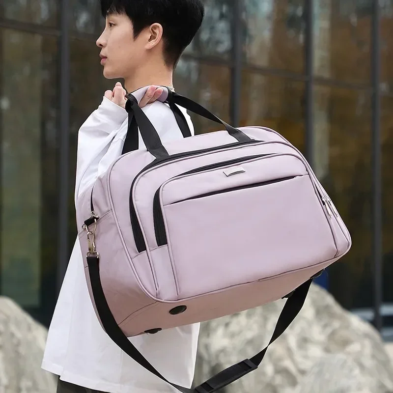 

Oxford Solid Travel Bags Ladies Bags on Sale 2024 High Quality Zipper High-capacity Casual Tote Zipper Casual Bolsa De Viagem