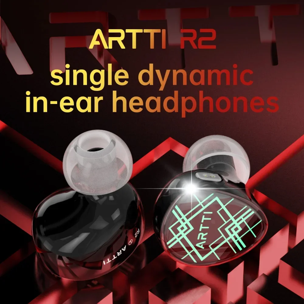 ARTTI R2 Best in-ear Wired HIFI Earphone 10mm Beryllium