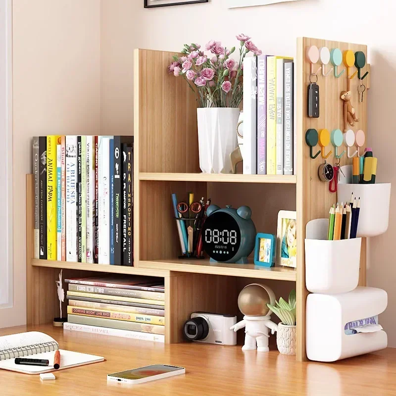 Modular Office Magazine Holder Desk Organizer Mini Small Book Bookcase Children Porte Revue Bois Furniture Bookcase