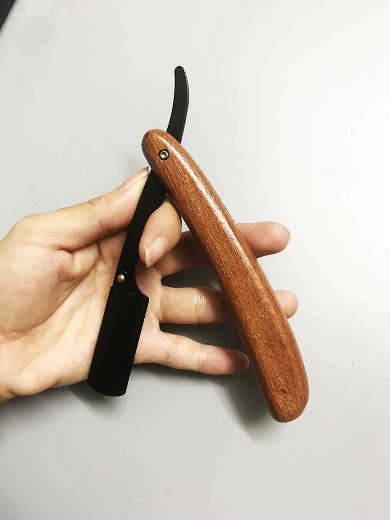 Klappbarer tragbarer manueller Rasierer, Friseurzubehör, Friseur für Anfänger, geeignet für Frauen, Augenbrauenrasierer, Sicherheitsrasierer – Detail 5