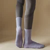Solid Color Women Yoga Socks Cotton Breathable Gym Fitness Dance Sports Socks Women Professional Silicone Non-slip Pilates Socks 5