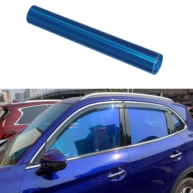 50x300cm Bleu Caméléon Vlt 67% Voiture Vitre Teinte Film Solaire