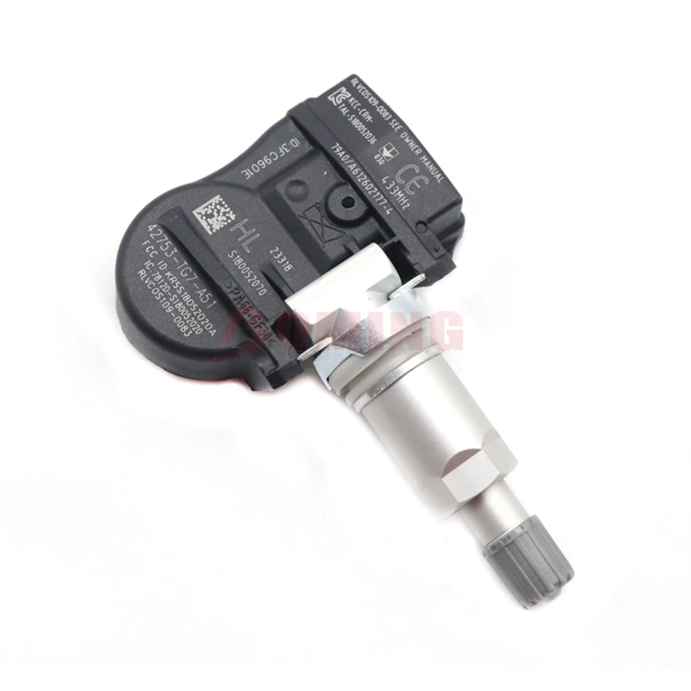 ڵ TPMS Ÿ̾ з ͸ , ACURA NSX RDX TLX ȥ  Ϸ, RIDGELINE 2016-2019 433MHz, 42753-TG7-A51