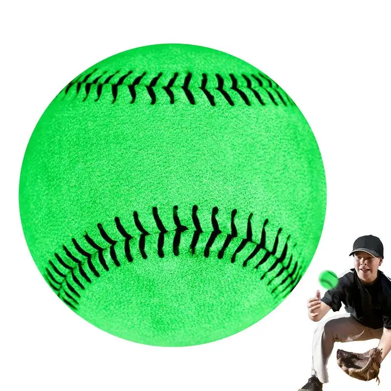 

Light Up Baseball 9-Inch Training Baseball For Night Catch Glowing Visibility For Night Catch & Hit For Baseball Players Adults