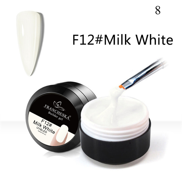 Extension Gel Nail Builder Pink White Clear Poly Builder Crystal Glue Soak Off Uv Manicure Long Lasting Diy Art Tool