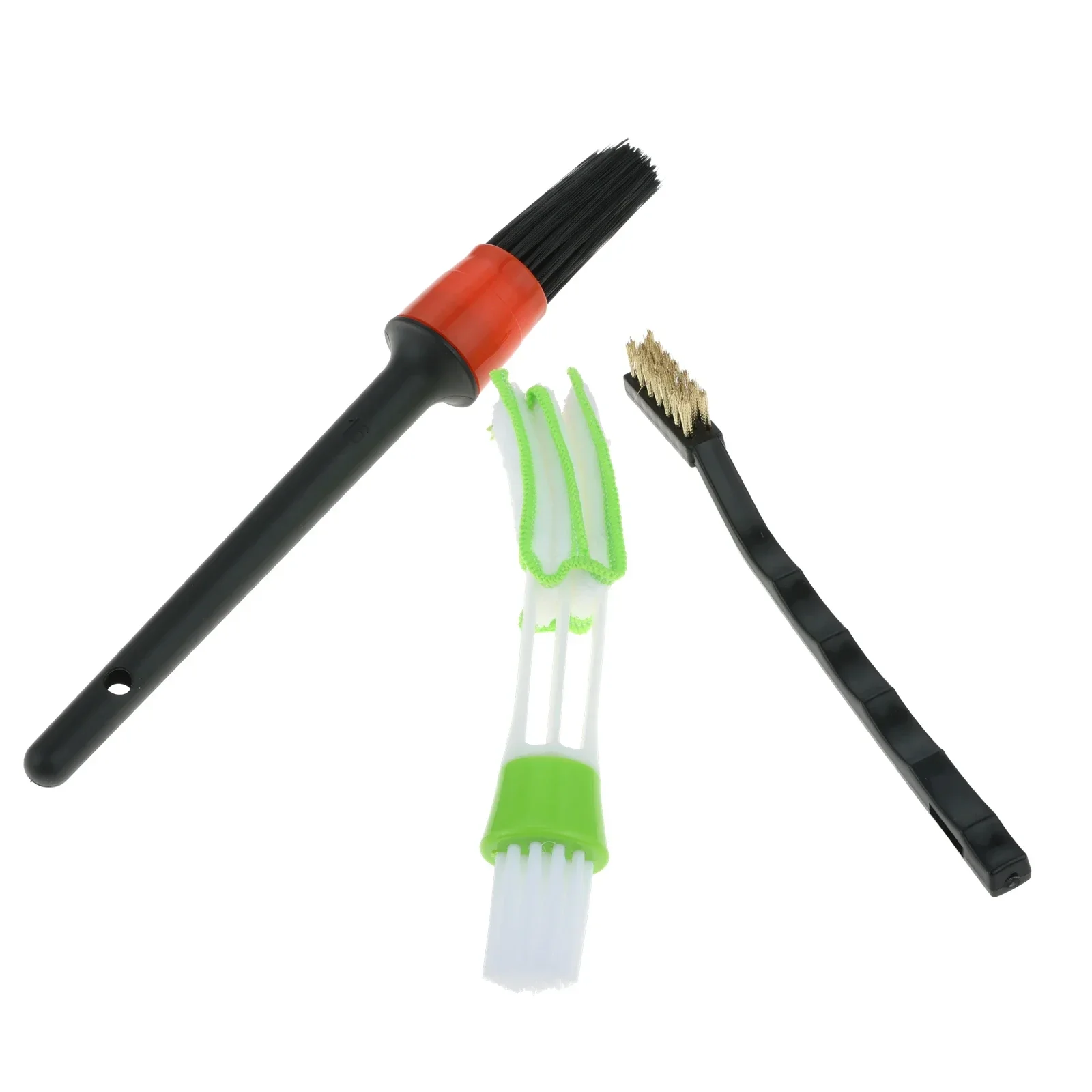자동차 청소 도구 PP 와이어 에어컨 에어 벤트 브러시, 금속 와이어 브러시, 디테일 브러시, 자동차 디테일링 세트, 먼지 및 먼지 청소