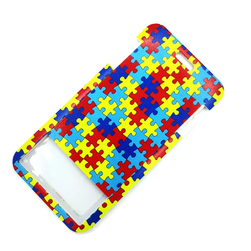 Autism Pattern Neck Keychain Necklace Webbings Ribbons Anime Cartoon Neck Strap Lanyard ID badge Holder Keychain Lanyards Gifts badge holder badge holder keychain hanging neck strap