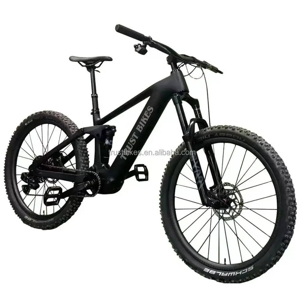 Nuovo Motore Del Mozzo Mid Drive Bafang M820 In Fibra Di Carbonio 36V Full Suspension Mountain Mtb Bike Elettrica 29 Pollici 11 Velocità Emtb Frame Eb