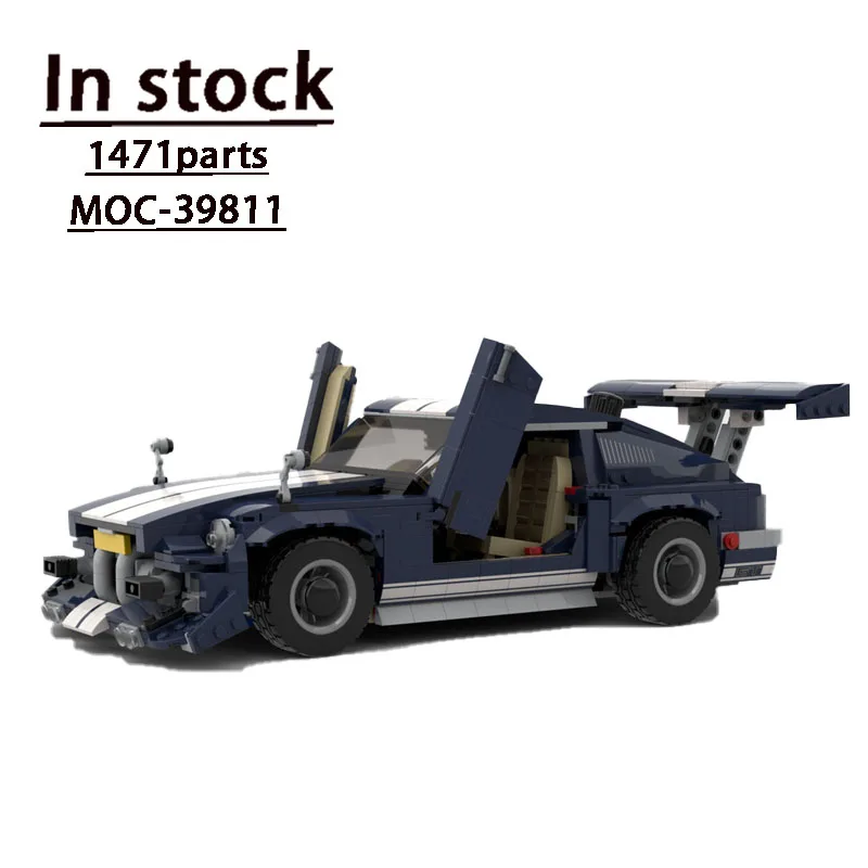 

MOC-39811 240Z 70s Iconic Japanese Sports Car Assembly Splicing Building Block Model 1471 Parts Kids Boy Birthday Toy Gift