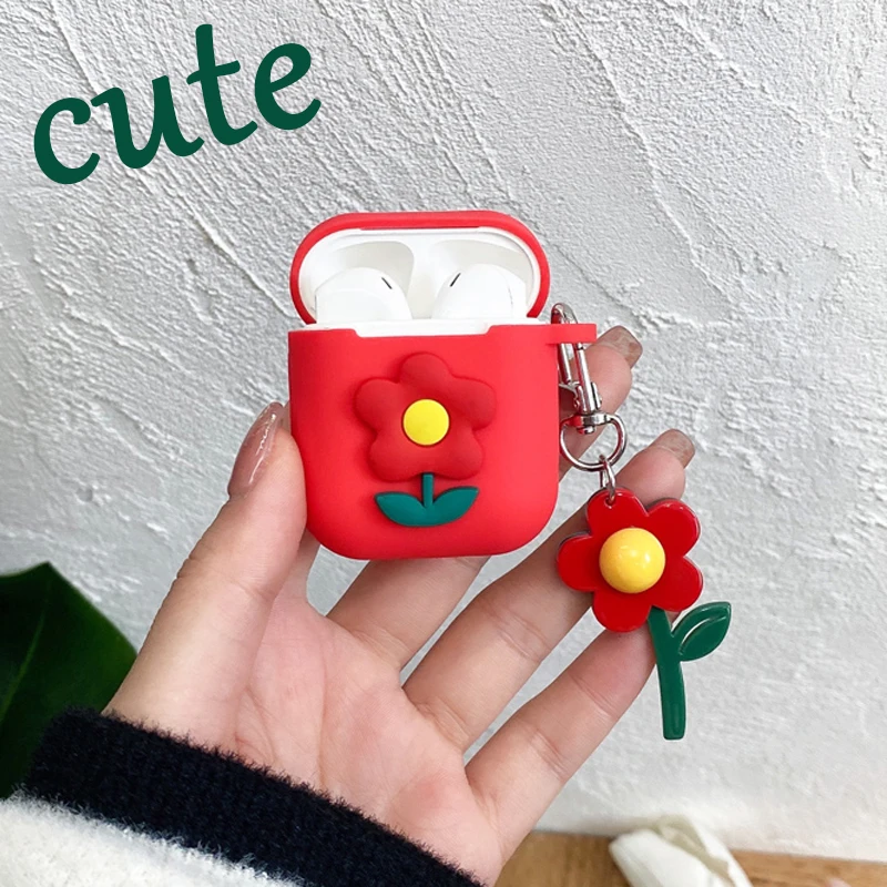 Custodie Per Fiori Di Moda Per Bose Quietcomfort Earbuds Ii Case Cute Silicone Protect Earaphone Cover Earbuds2 Accessori Box Fundas