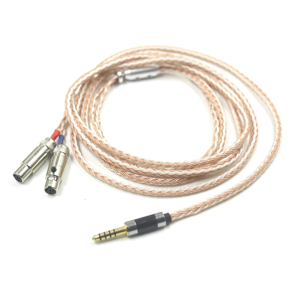 

New 4.4MM Balanced 16 Core Cable Compatible with Audeze LCD-2, LCD-3, LCD-4, LCD-X, LCD-XC Headphone and for Astell&Kern AK240
