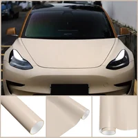 Matte Mocha Latte Car Vinyl Film Auto Wrapping Decal Air Release Technology PVC Waterproof Motorcycle Car Body Decoration Film 2
