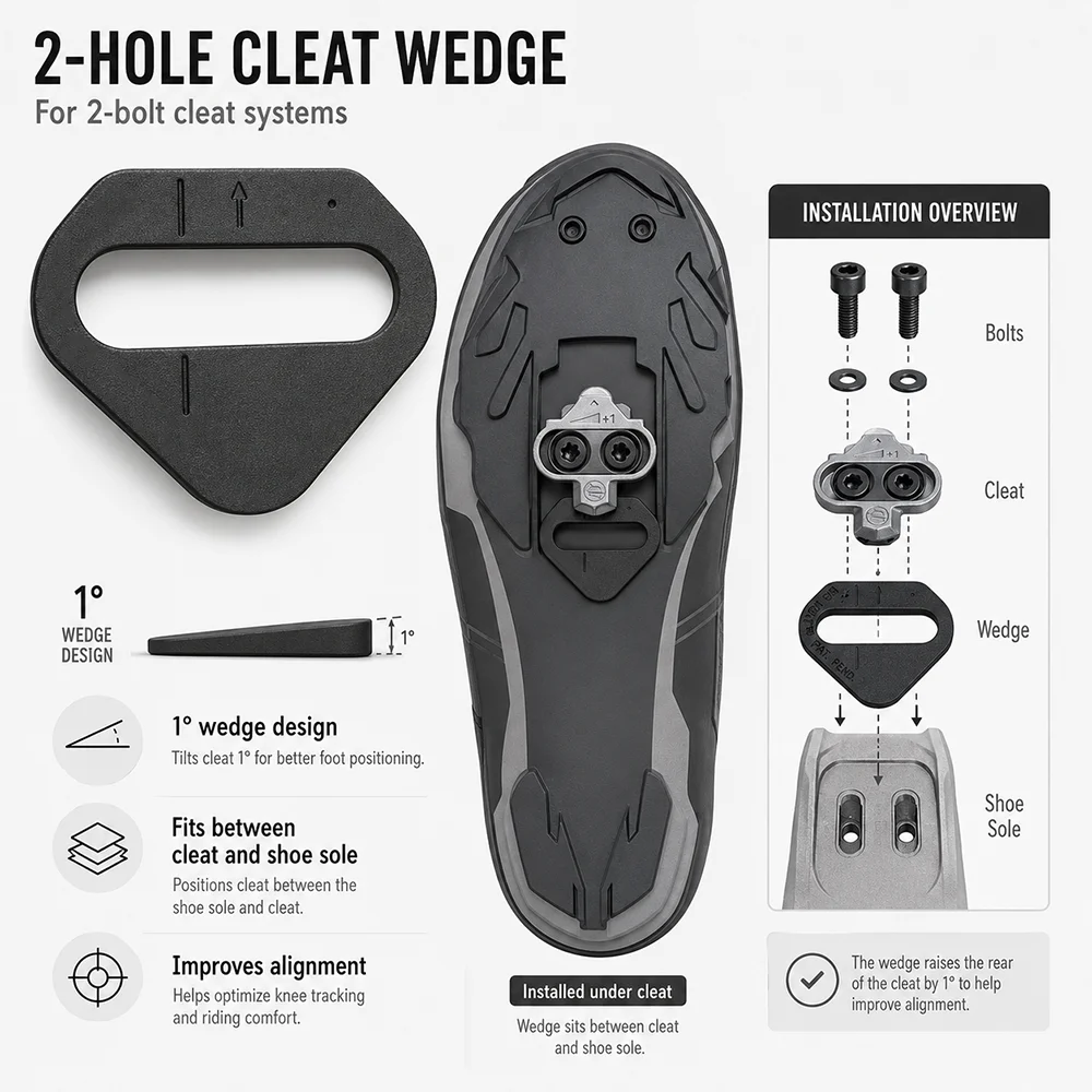 BikeFit Universal Cleat Wedges - Pack of 8