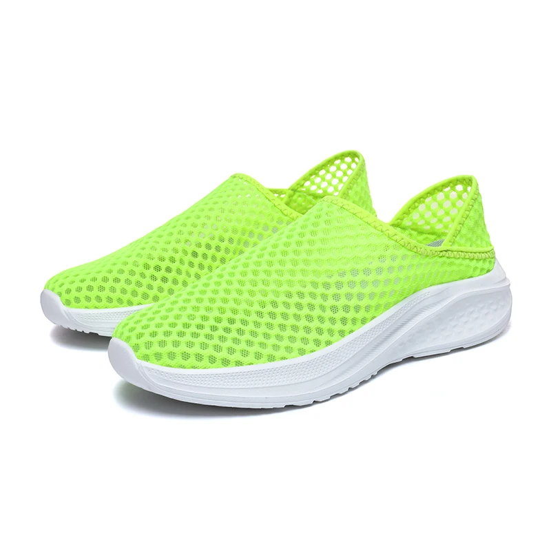 Women Men Summer Mesh Shoes Men's Sneakers Breathable Lightweight Running Shoes Slip on Outdoor Women's Sports Tennis Shoes